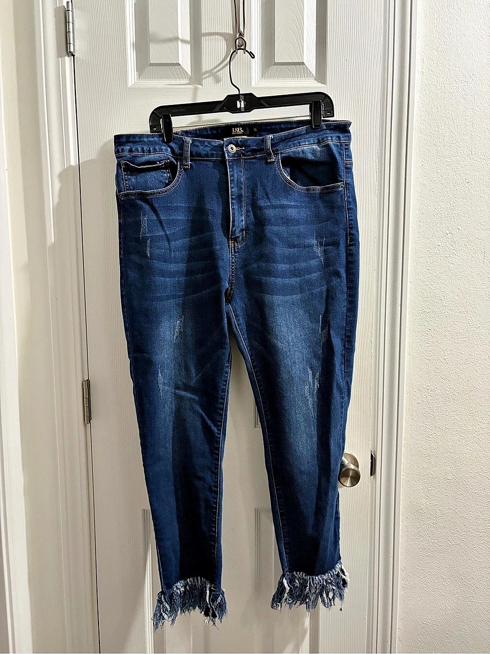 L&B Worse Ankle Skinny Jeans Blue Waist 18